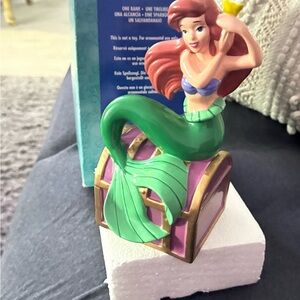 Ariel Mermaid Figurine with Treasure Chest